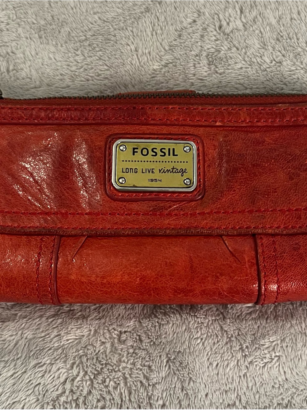 Fossil Vintage Leather Wallet